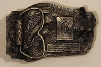 Arroyo Grande Hawaii 3D Mixed Scene Heavy Pewter Metal Belt Buckle