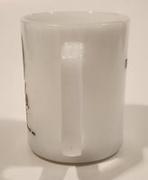 Rare Vintage 1971 Pelkowski Tony Esposito #35 NHL Hockey Player White Milk Glass Coffee Mug Cup