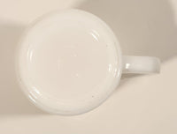 Rare Vintage 1971 Pelkowski Tony Esposito #35 NHL Hockey Player White Milk Glass Coffee Mug Cup