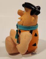 1994 Days Inn Travel Buddies HBPI Hanna Barbera The Flintstones Fred 9" Tall Stuffed Toy Doll Figure with Plastic Head