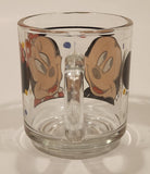Vintage Anchor Hocking The Walt Disney Company Mickey Mouse and Minnie Mouse Glass Coffee Mug Cup