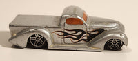 2003 Hot Wheels Garage Super Smooth Truck Silver Die Cast Toy Car Vehicle