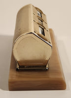 Vintage Brass Perpetual Date Calendar on Bakelite Base