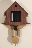 Bavarian Swiss Chalet Style Cuckoo Clock Wood Wall Clock