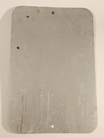 No Parking Red Letters 11 3/4" x 17 3/4" Authentic Retired Metal Road Street Sign