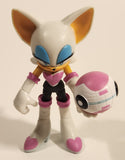 2022 Jakks Sega Sonic The Hedgehog Movie Rogue The Bat 4" Tall Toy Figure with Ball Accessory