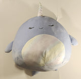 2020 Kelly Toys Jazwares Squishmallows Naomi The Purple Narwhal 16" Stuffed Plush Toy New with Tags