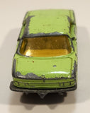 Vintage Majorette No. 235 BMW 3.0 CSi Green 1/60 Scale Die Cast Toy Car Vehicle with Opening Doors