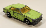 Vintage Majorette No. 235 BMW 3.0 CSi Green 1/60 Scale Die Cast Toy Car Vehicle with Opening Doors