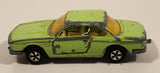 Vintage Majorette No. 235 BMW 3.0 CSi Green 1/60 Scale Die Cast Toy Car Vehicle with Opening Doors
