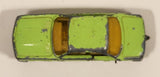 Vintage Majorette No. 235 BMW 3.0 CSi Green 1/60 Scale Die Cast Toy Car Vehicle with Opening Doors