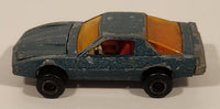 Majorette No. 248 Pontiac Firebird Trans Am Green 1/62 Scale Die Cast Toy Car Vehicle with Opening Hood