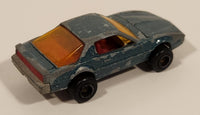 Majorette No. 248 Pontiac Firebird Trans Am Green 1/62 Scale Die Cast Toy Car Vehicle with Opening Hood