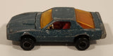 Majorette No. 248 Pontiac Firebird Trans Am Green 1/62 Scale Die Cast Toy Car Vehicle with Opening Hood