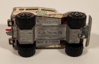 Majorette No. 277 Toyota 4x4 African Safari Cream White 1/53 Scale Die Cast Toy Car Vehicle with Opening Rear Window