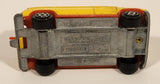 Vintage Majorette No. 279 / 234 Fourgon Van Yellow Red 1/65 Scale Die Cast Toy Car Vehicle