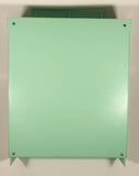 I Love 2 Shop Supermarket Refrigerator Mint Green and White 10 3/8" Tall Plastic Dollhouse Toy