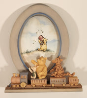 Charpente Disney Winnie The Pooh and Tigger On A Train Resin Picture Frame