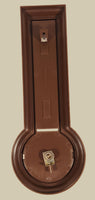 Vintage Springfield Wood Texture Plastic Case Thermometer Hygrometer Weather Station