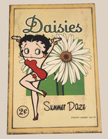 Rare 2005 KFS/FS Vandor King Features Betty Boop Daisies Summer Daze 2 Cents 7 1/4" x 10 3/4" Heavy Metal Sign