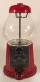 Vintage Carousel Brand Metal and Glass Globe Gumball Machine Candy Dispenser 11 1/2" Tall