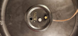 Vintage Ingraham Round Chrome Heavy 14" Electric Wall Clock