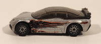 2002 Hot Wheels Pontiac Rageous Metalflake Silver Die Cast Toy Car Vehicle