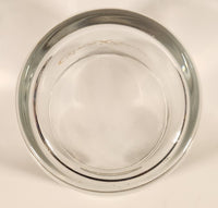 Rare Crown Royal Whiskey CFL Edmonton Eskimos Football Team 3 1/2" Clear Glass Whisky Cup
