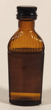 Rare Vintage National Drug And Chemical Company of Canada Limited Montreal Canada Camphorated Oil B. P. 2 Fl. Ounces Brown Amber Glass Bottle Near Full