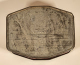 Antique 1937 H. M. King Edward VIII Commemorative Hinged Tin Metal Container