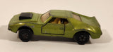 Vintage 1972 Lesney Matchbox Superfast AMX Javelin No. 9 Metallic Green Die Cast Toy Car Vehicle with Opening Doors
