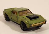 Vintage 1972 Lesney Matchbox Superfast AMX Javelin No. 9 Metallic Green Die Cast Toy Car Vehicle with Opening Doors