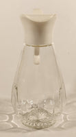 Vintage Twinpak Clear Glass Syrup Pouring Bottle with White Plastic Lid