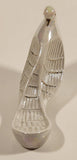 Vintage Porcellane Ceramiche Iridescent White Dove Bird Porcelain Figurine