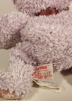 Russ Berrie & Co Sparkles Teddy Bear Lilac Purple Light Pink  9" Stuffed Plush Toy