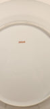 Vintage Japan Yellow Pink Trimmed Roses 10 1/4" Gold Rimmed Dinner Plate