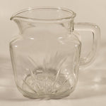 Vintage 1950s Federal Glass Star Base Pattern Water Pitcher Jug 5 1/2" Tall