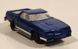 Vintage Majorette No. 296 El Camino SS Dark Blue 1/59 Scale Die Cast Toy Car Vehicle with Opening Doors