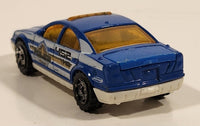 2002 Matchbox Rescue Chiefs Police Car 452 HQ Police Chief Blue Die Cast Toy Car Vehicle