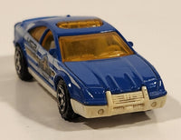 2002 Matchbox Rescue Chiefs Police Car 452 HQ Police Chief Blue Die Cast Toy Car Vehicle