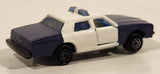 Vintage Majorette No. 240 Chevrolet Impala Highway Patrol Police Painted Purple and White 1/69 Scale Die Cast Toy Car Vehicle with Opening Doors