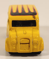 2001 Hot Wheels Dairy Delivery Truck Yellow Die Cast Toy Car Vehicle