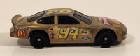 1998 McDonald's Hot Wheels NASCAR 50th Anniversary #94 Bill Elliot 8/8 Gold Die Cast Toy Race Car Vehicle