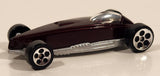1999 McDonald's Hot Wheels Street Raptor Maroon Dark Red Die Cast Toy Car Vehicle