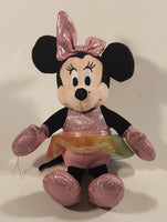 2015 Ty Sparkle Disney Minnie Mouse 9" Stuffed Plush Toy