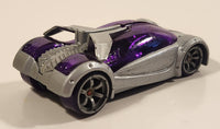2005 McDonald's Hot Wheels AcceleRacers Iridium Silver Die Cast Toy Car Vehicle