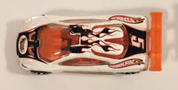 2004 Hot Wheels Track Aces HW Prototype 12 White Die Cast Toy Car Vehicle