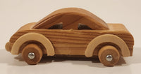 Wood Sedan 4 1/4" Long Toy Car Vehicle