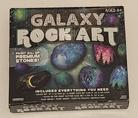 2020 Horizon Group USA Galaxy Rock Art Craft Kit Paint 2 lbs of Rocks In Box
