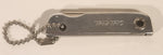 Vintage Bassett Trim Trio Knife Nailfile Bottle Opener Multi Tool Keychain
